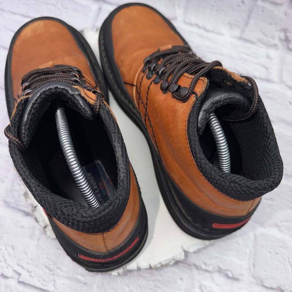 VTG Polo Jeans Co. Ralph Lauren Men’s 10D Hiking Sport Mountain Leather Boots - Picture 5 of 12